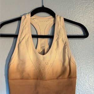 Seamless Tan Aura Racerback Bralette